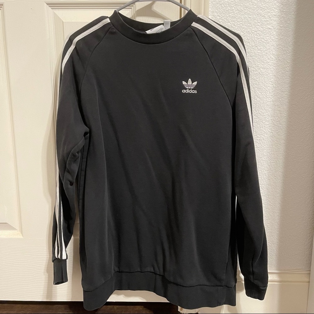 Adidas 3-Stripe crew sweatshirt